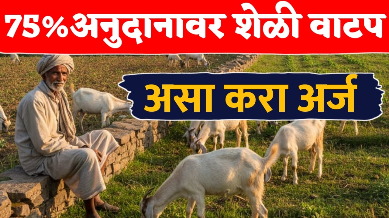 ७५% अनुदानावर शेळी